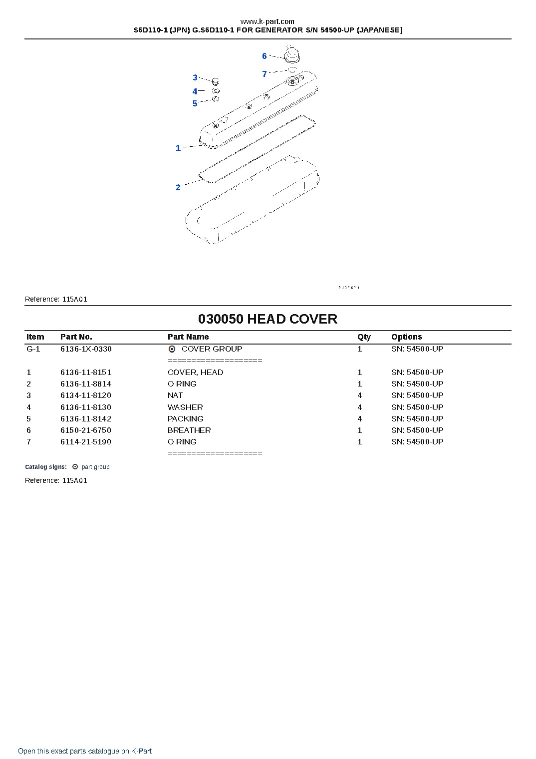 S6D110-1 (JPN) G.S6D110-1 FOR GENERATOR S/N 54500-UP (JAPANESE) – sample page 6 S6D110-1 (JPN) G.S6D110-1 FOR GENERATOR S/N 54500-UP (JAPANESE) – sample page 6
