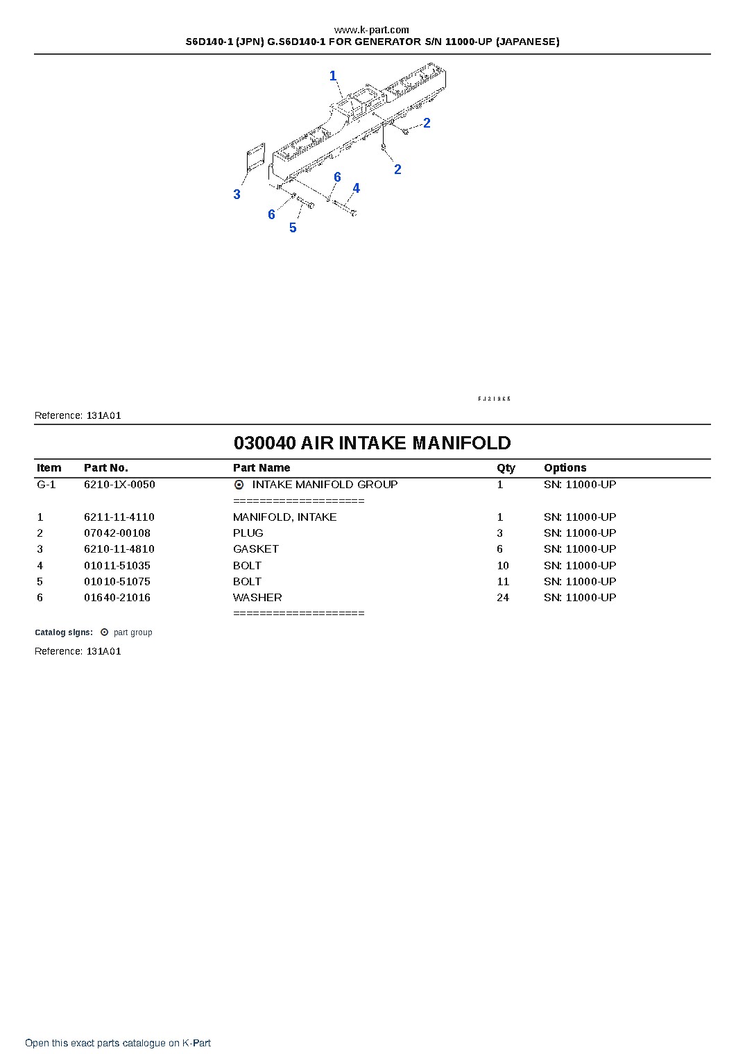 S6D140-1 (JPN) G.S6D140-1 FOR GENERATOR S/N 11000-UP (JAPANESE) – sample page 5 S6D140-1 (JPN) G.S6D140-1 FOR GENERATOR S/N 11000-UP (JAPANESE) – sample page 5