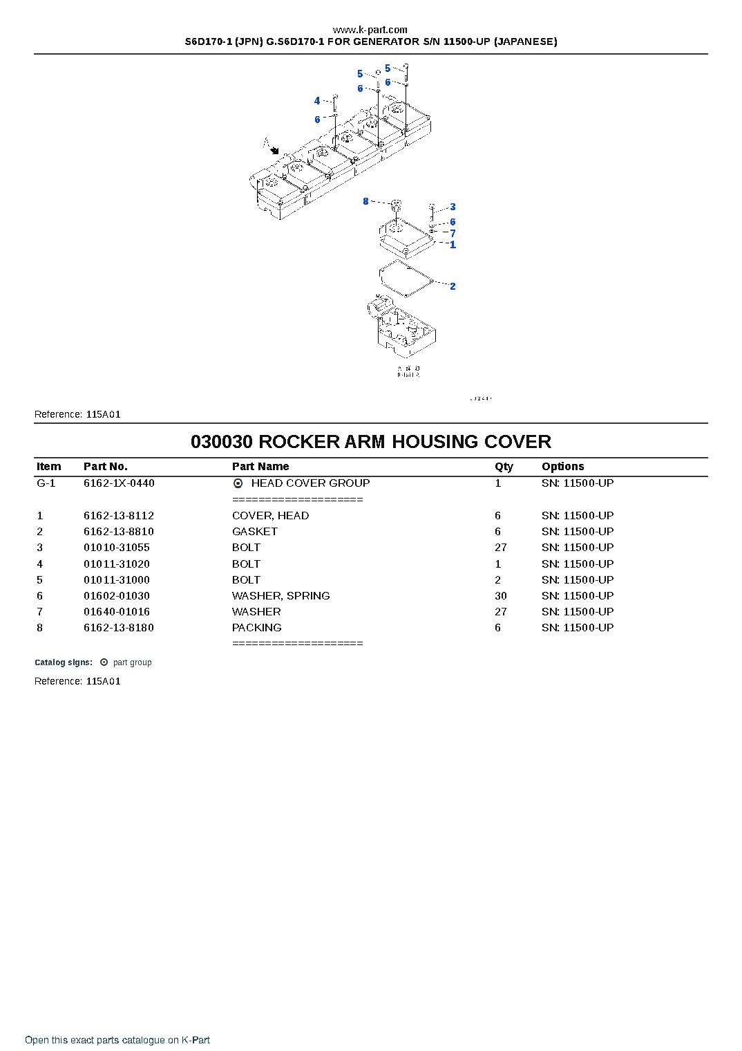 S6D170-1 (JPN) G.S6D170-1 FOR GENERATOR S/N 11500-UP (JAPANESE) – sample page 4 S6D170-1 (JPN) G.S6D170-1 FOR GENERATOR S/N 11500-UP (JAPANESE) – sample page 4
