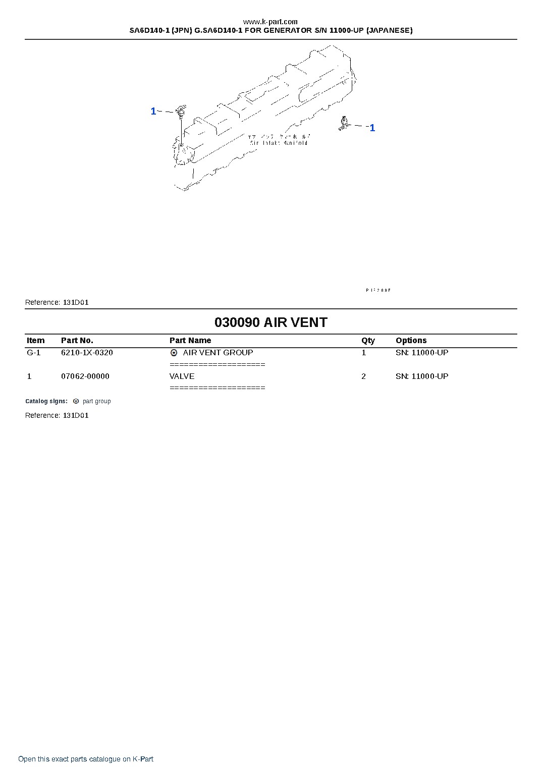 SA6D140-1 (JPN) G.SA6D140-1 FOR GENERATOR S/N 11000-UP (JAPANESE) – sample page 10 SA6D140-1 (JPN) G.SA6D140-1 FOR GENERATOR S/N 11000-UP (JAPANESE) – sample page 10