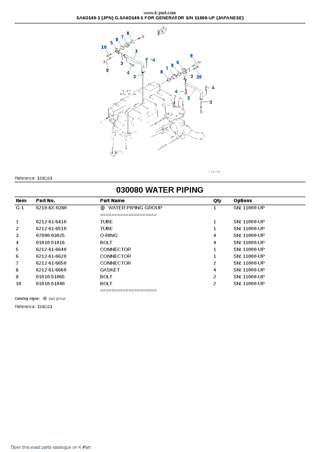 SA6D140-1 (JPN) G.SA6D140-1 FOR GENERATOR S/N 11000-UP (JAPANESE) – sample page 9 SA6D140-1 (JPN) G.SA6D140-1 FOR GENERATOR S/N 11000-UP (JAPANESE) – sample page 9