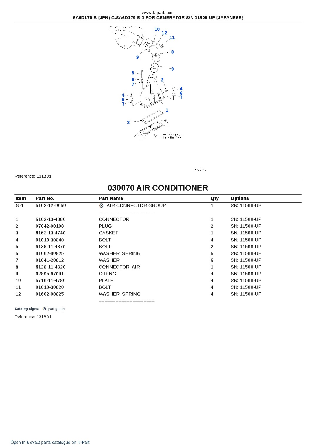 SA6D170-B (JPN) G.SA6D170-B-1 FOR GENERATOR S/N 11500-UP (JAPANESE) – sample page 9 SA6D170-B (JPN) G.SA6D170-B-1 FOR GENERATOR S/N 11500-UP (JAPANESE) – sample page 9