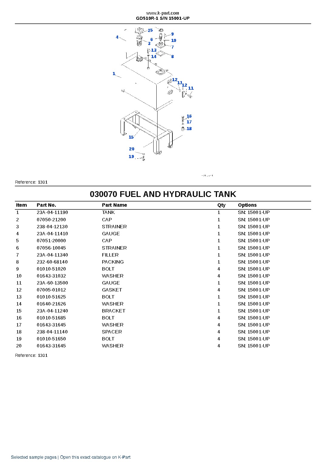 GD510R-1 S/N 15001-UP – sample page 8 GD510R-1 S/N 15001-UP – sample page 8