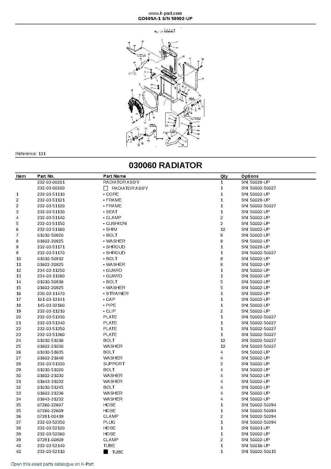 GD605A-1 S/N 50002-UP – sample page 7 GD605A-1 S/N 50002-UP – sample page 7