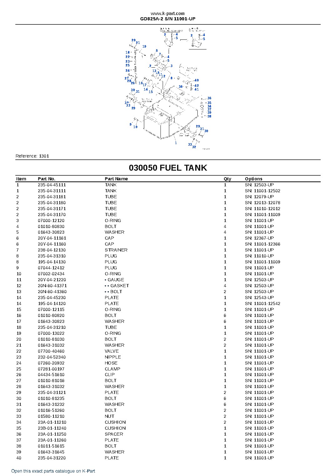 GD825A-2 S/N 11001-UP – sample page 9