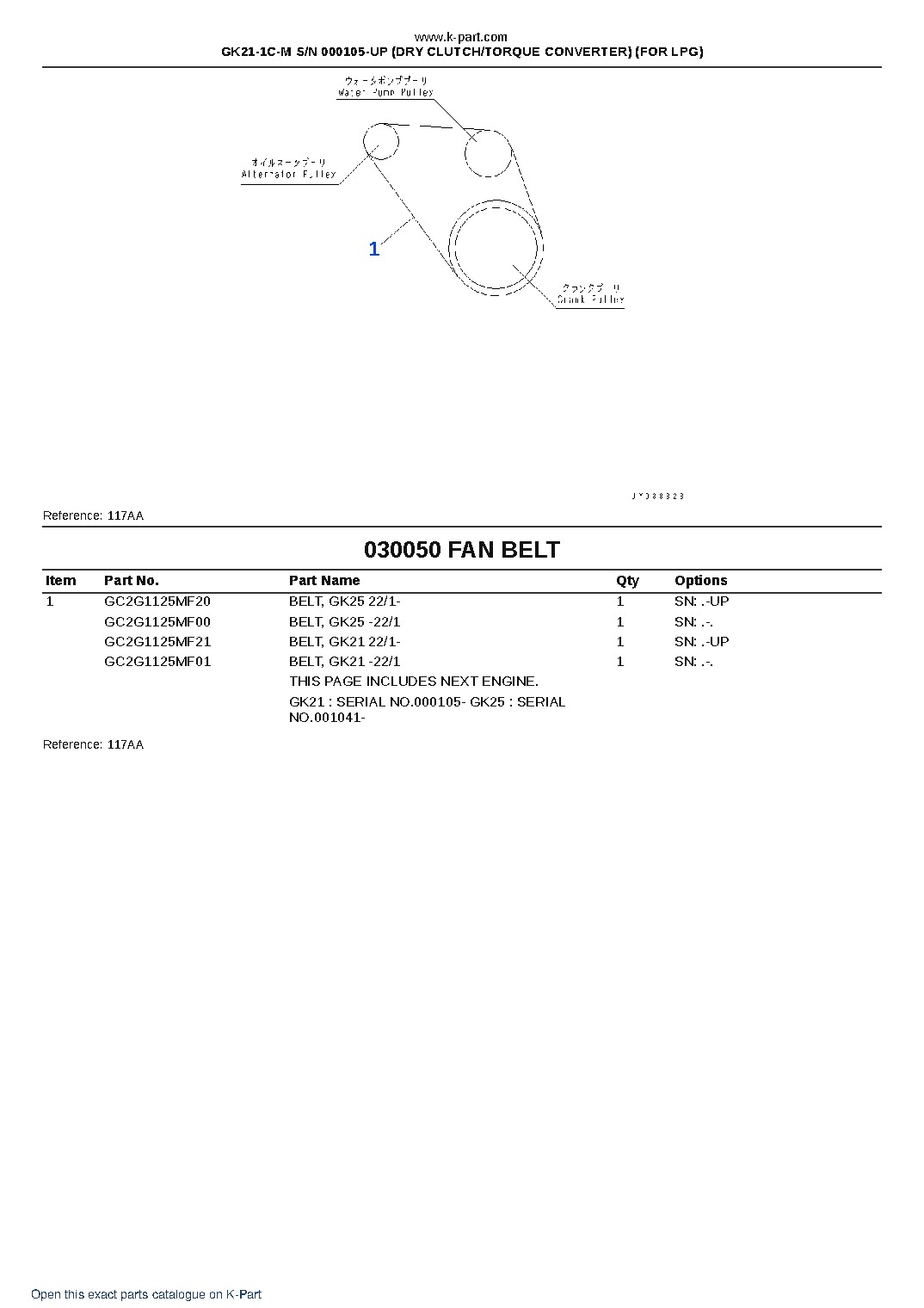 GK21-1C-M S/N 000105-UP (DRY CLUTCH/TORQUE CONVERTER) (FOR LPG) – sample page 6 GK21-1C-M S/N 000105-UP (DRY CLUTCH/TORQUE CONVERTER) (FOR LPG) – sample page 6