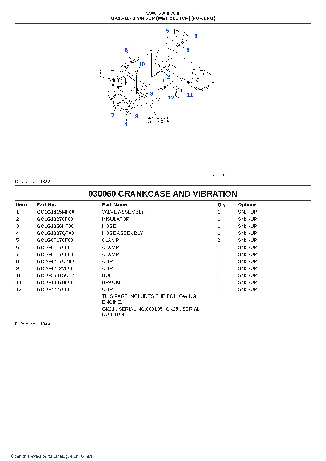 GK25-1L-M S/N .-UP (WET CLUTCH) (FOR LPG) – sample page 6