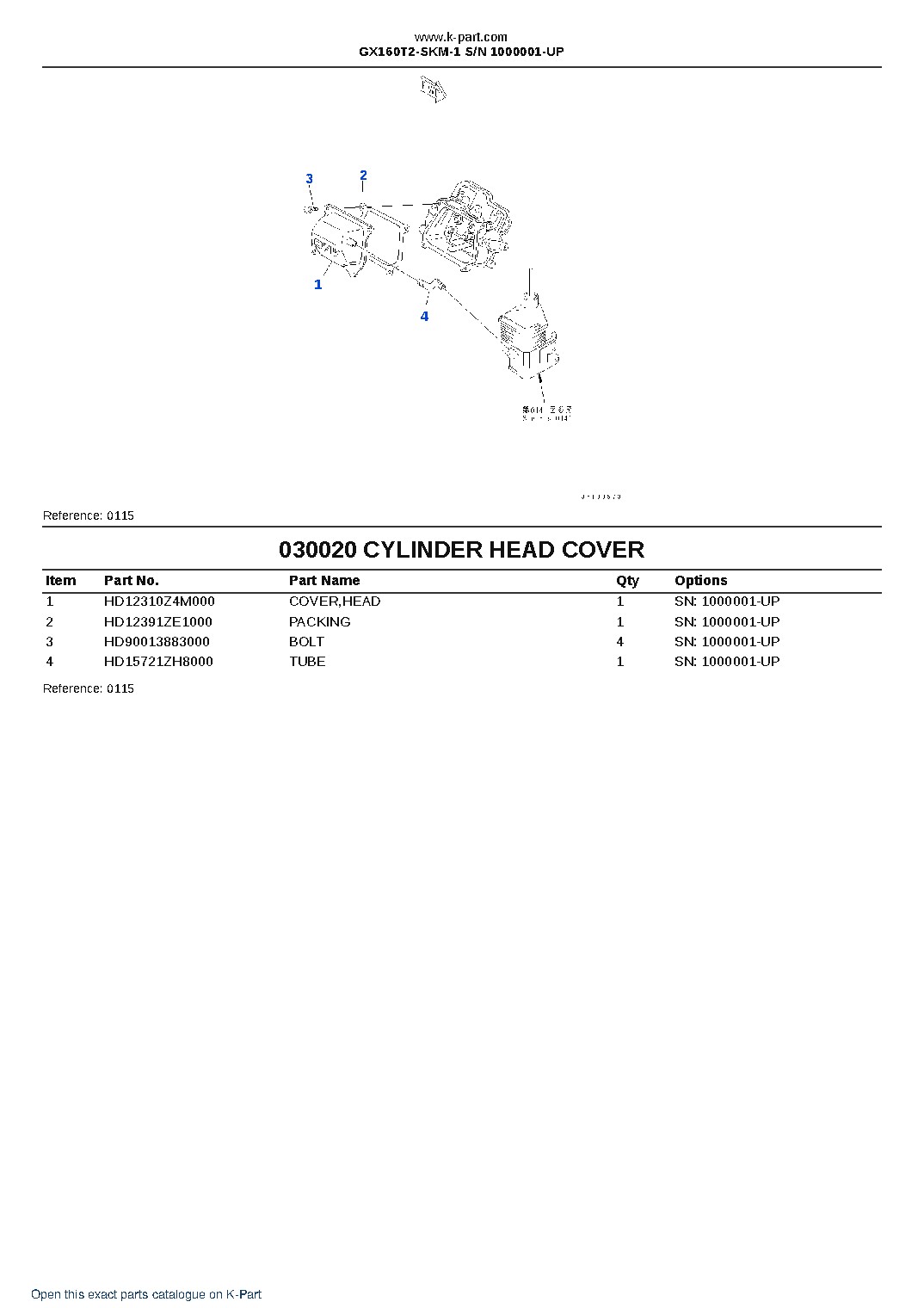 GX160T2-SKM-1 S/N 1000001-UP – sample page 2