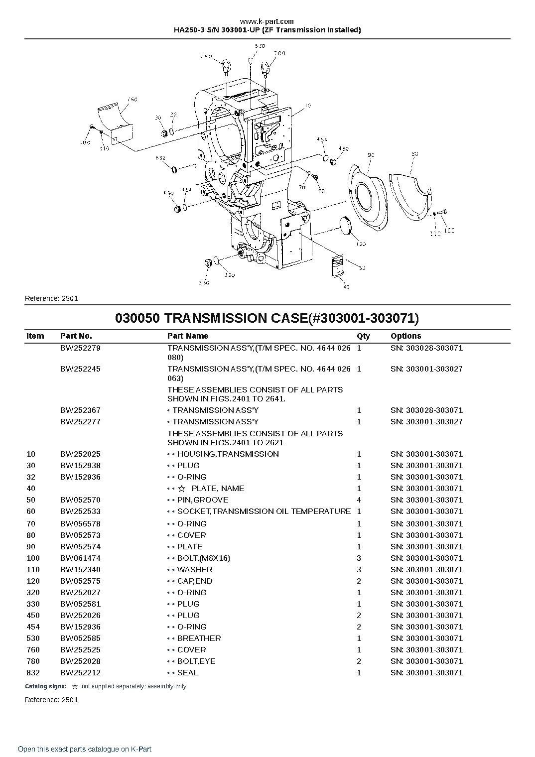 HA250-3 S/N 303001-UP (ZF Transmission Installed) – sample page 7 HA250-3 S/N 303001-UP (ZF Transmission Installed) – sample page 7