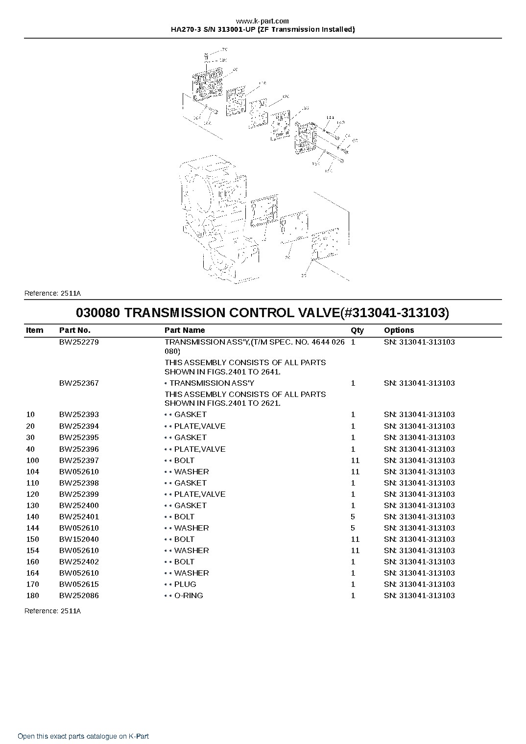 HA270-3 S/N 313001-UP (ZF Transmission Installed) – sample page 10 HA270-3 S/N 313001-UP (ZF Transmission Installed) – sample page 10