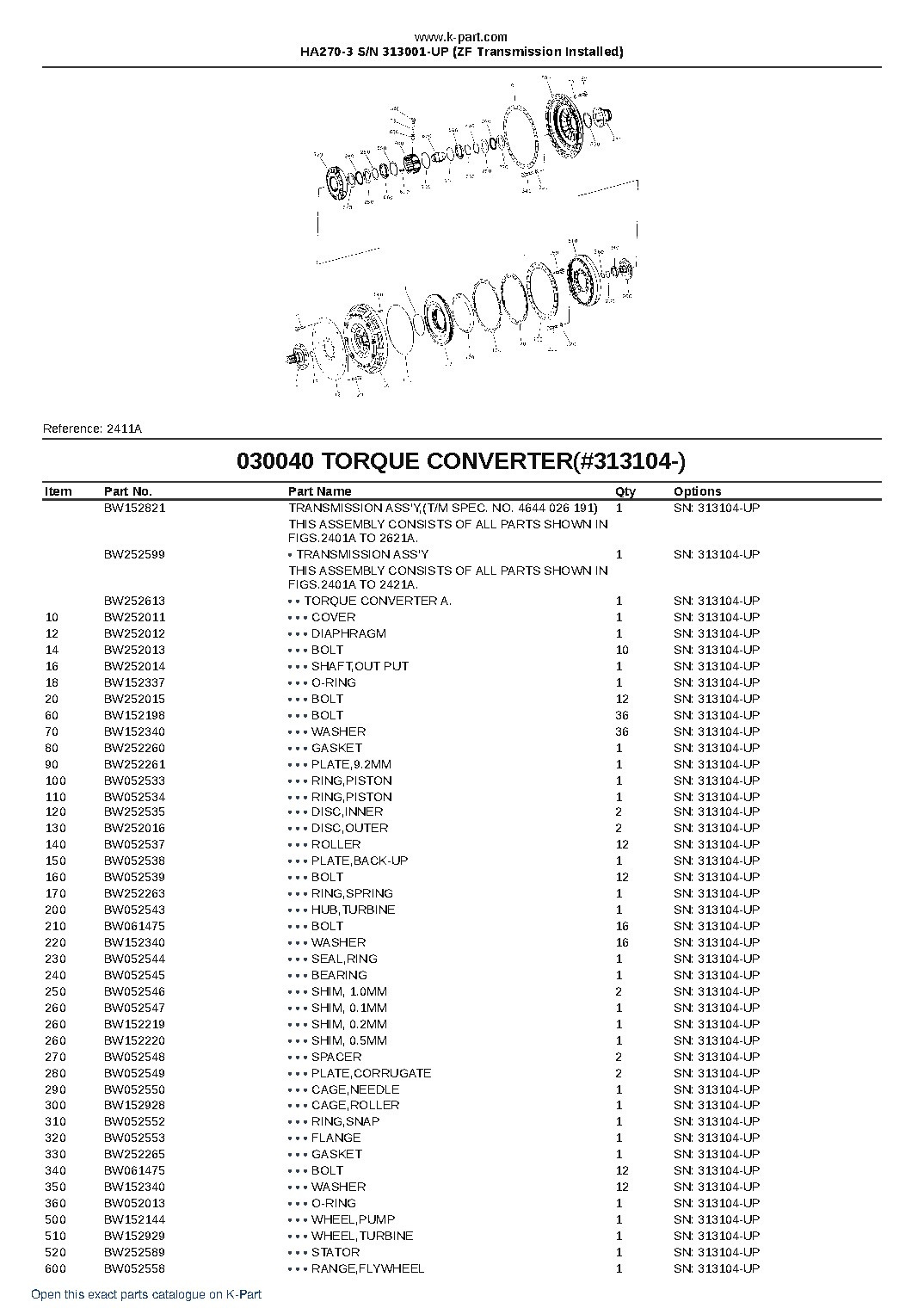 HA270-3 S/N 313001-UP (ZF Transmission Installed) – sample page 5 HA270-3 S/N 313001-UP (ZF Transmission Installed) – sample page 5