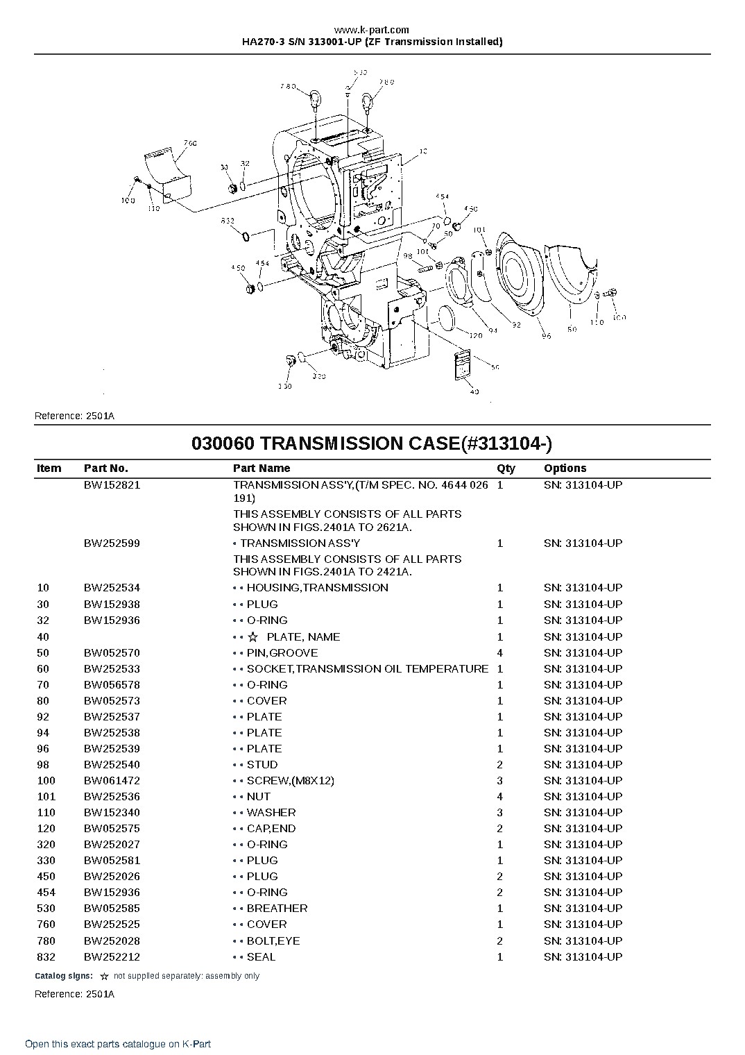 HA270-3 S/N 313001-UP (ZF Transmission Installed) – sample page 8 HA270-3 S/N 313001-UP (ZF Transmission Installed) – sample page 8