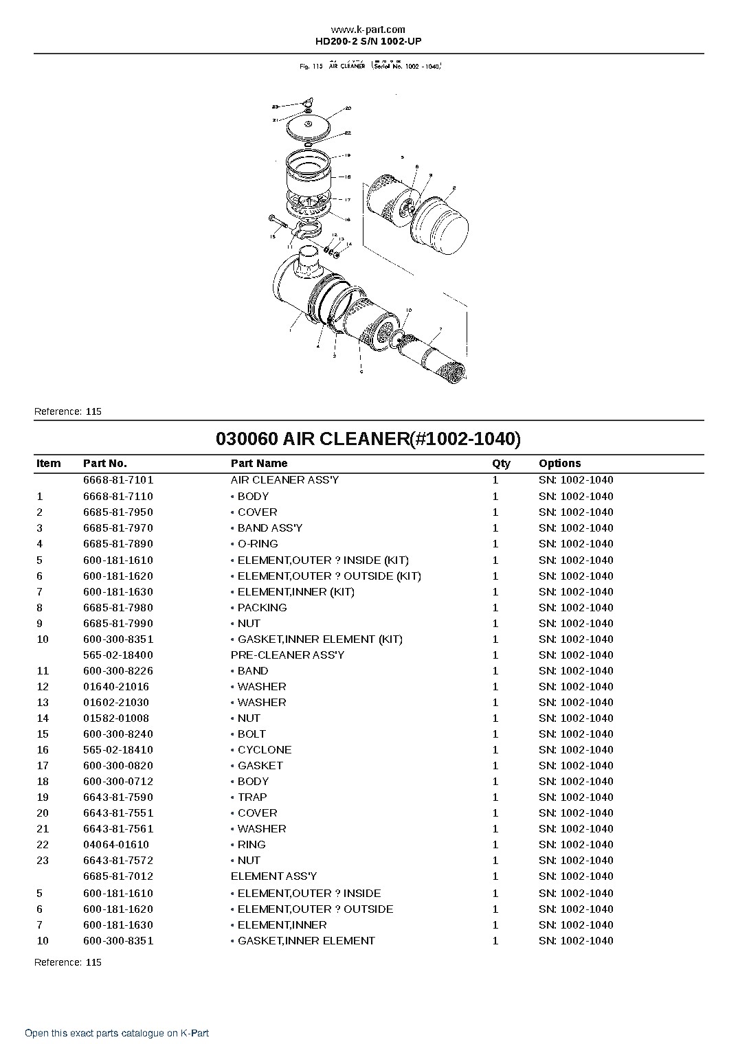HD200-2 S/N 1002-UP – sample page 6