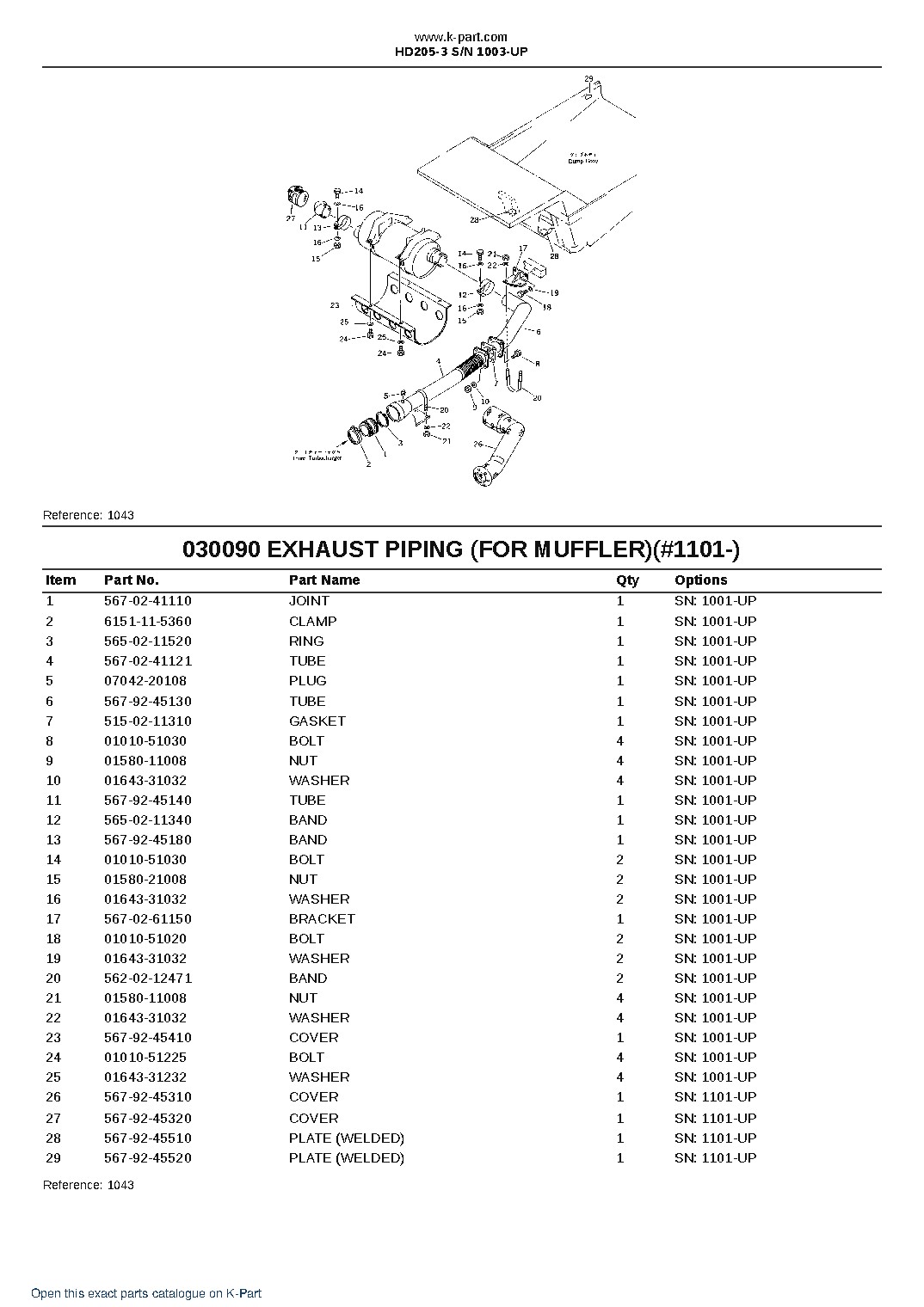 HD205-3 S/N 1003-UP – sample page 9