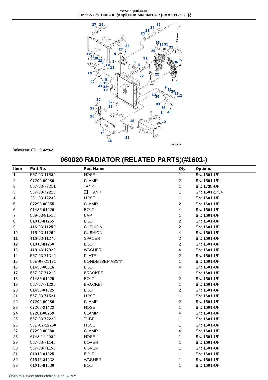 HD255-5 S/N 1001-UP (Applies to S/N 1601-UP (SAA6D125E-3).) – sample page 4
