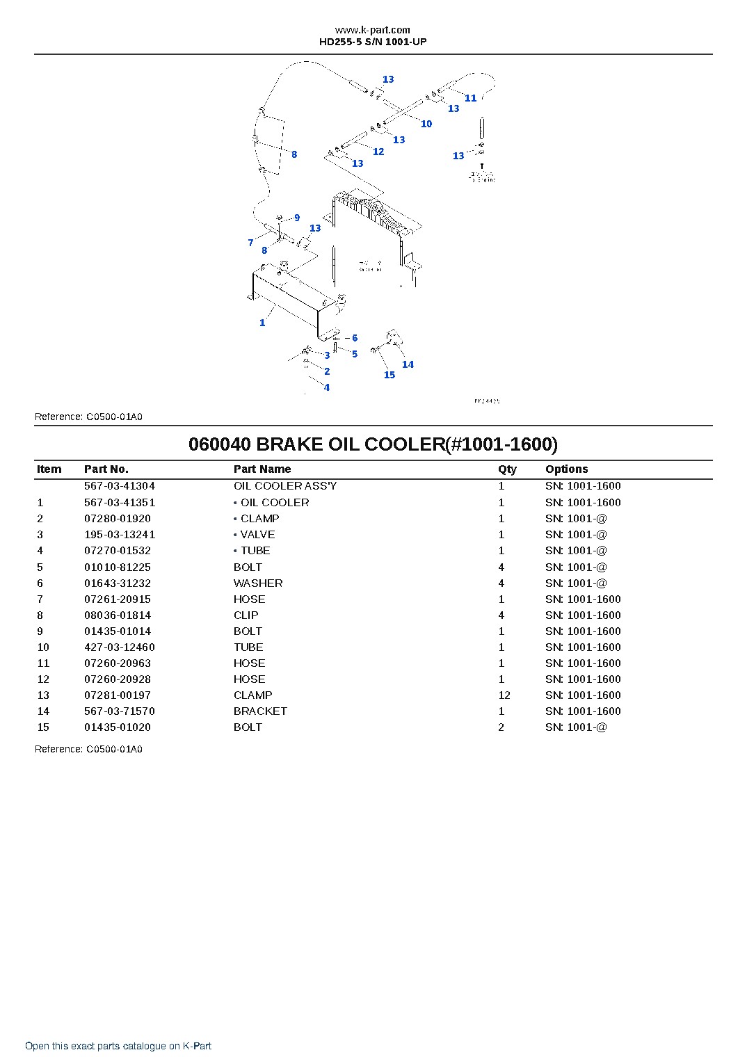 HD255-5 S/N 1001-UP – sample page 6