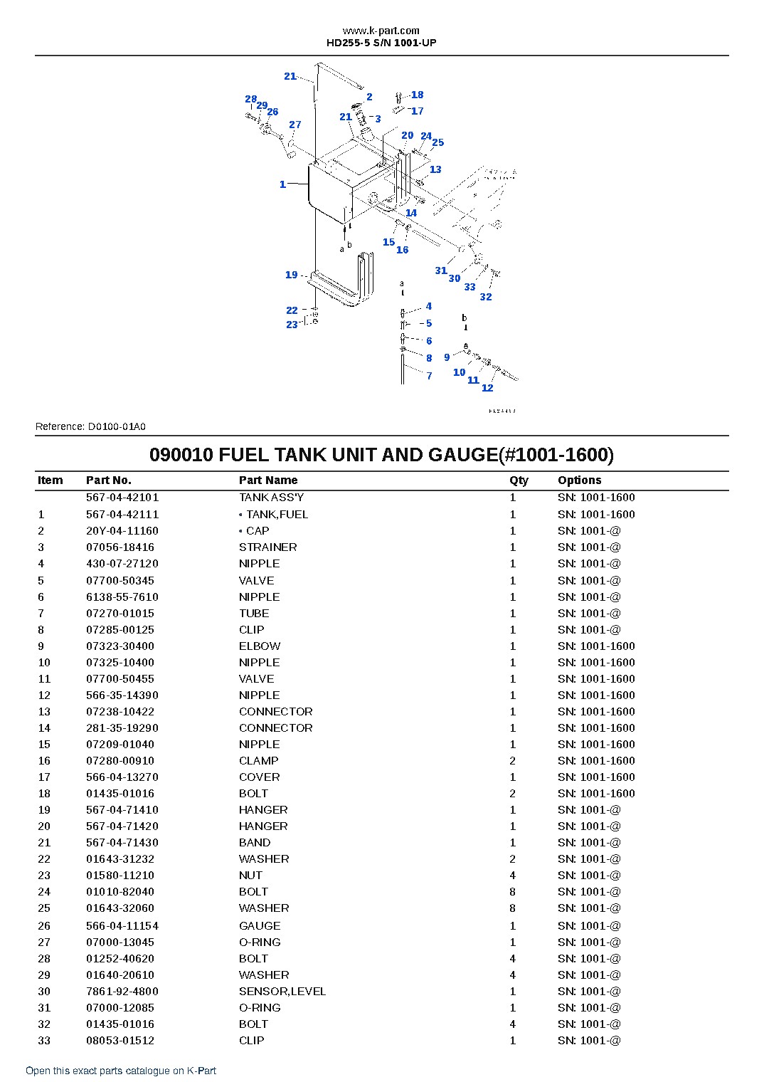 HD255-5 S/N 1001-UP – sample page 7