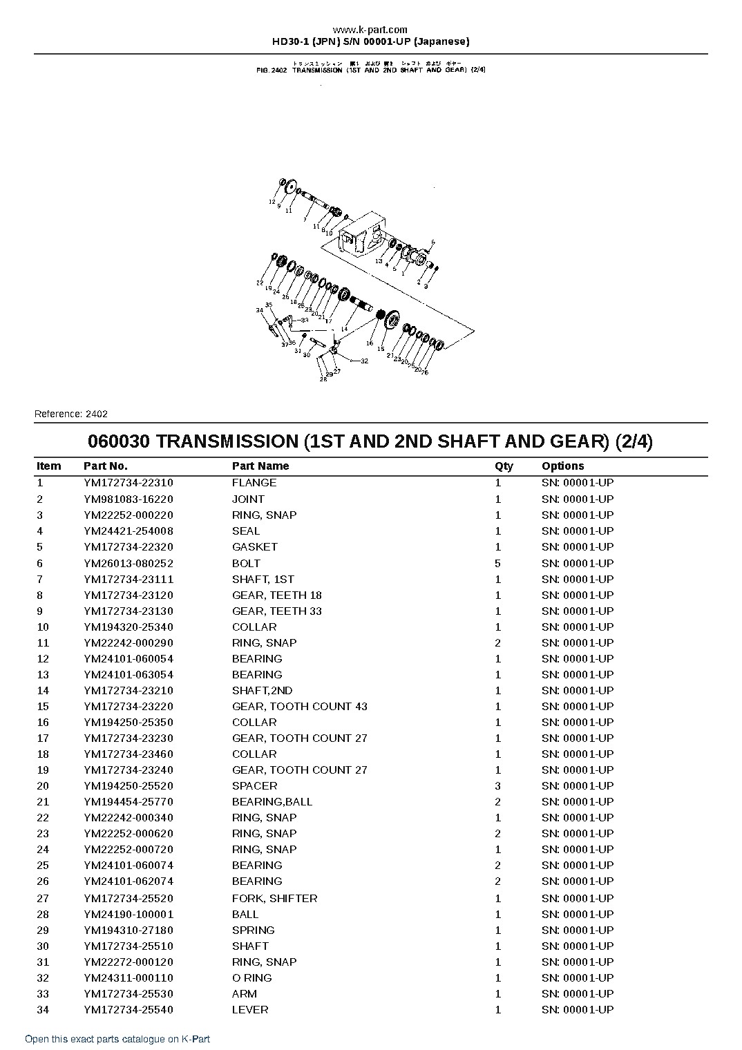 HD30-1 (JPN) S/N 00001-UP (Japanese) – sample page 10 HD30-1 (JPN) S/N 00001-UP (Japanese) – sample page 10