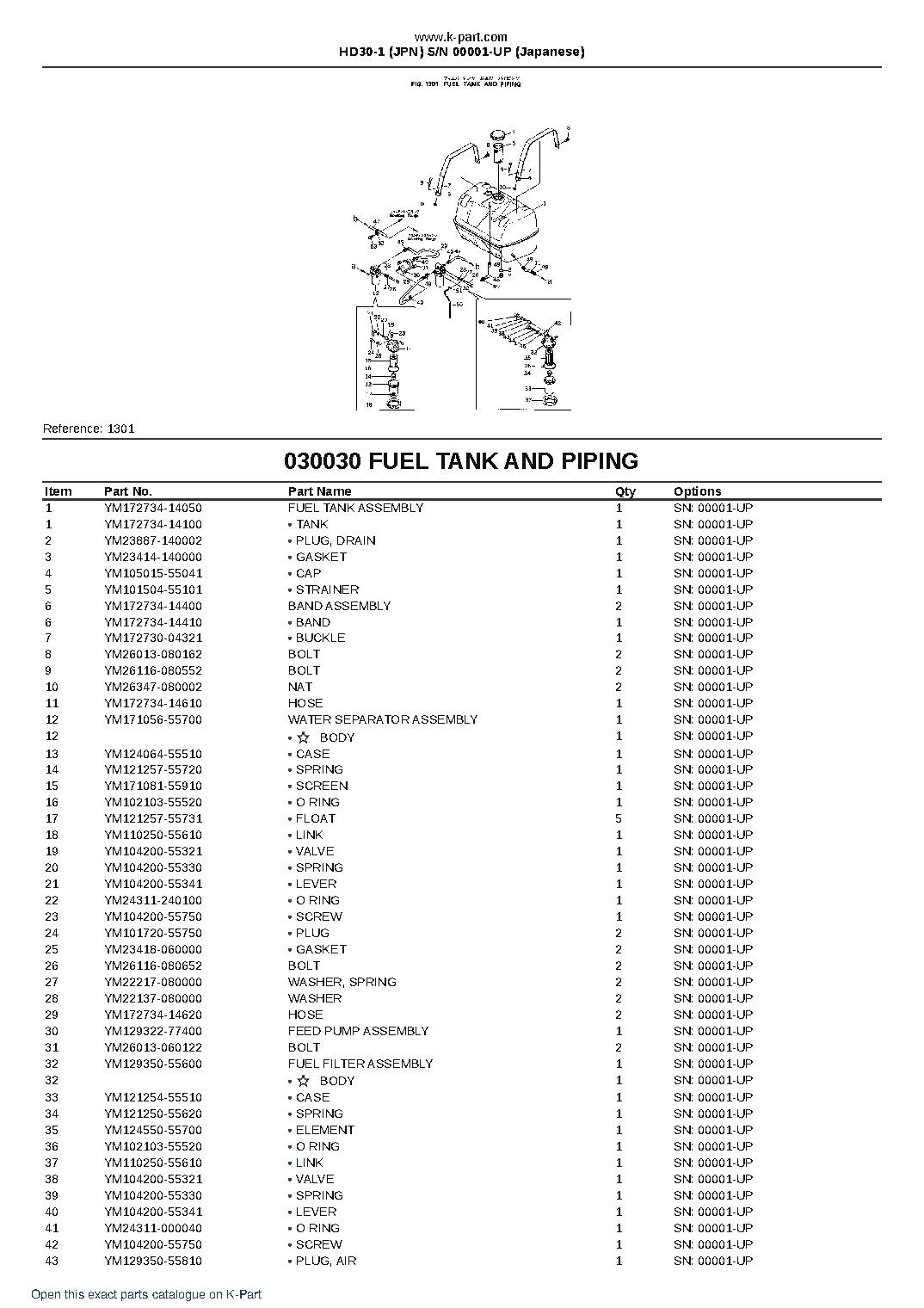 HD30-1 (JPN) S/N 00001-UP (Japanese) – sample page 3 HD30-1 (JPN) S/N 00001-UP (Japanese) – sample page 3