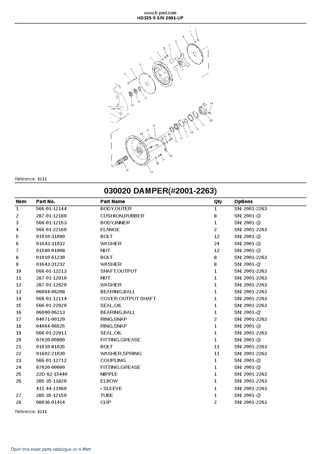 HD325-5 S/N 2001-UP – sample page 2