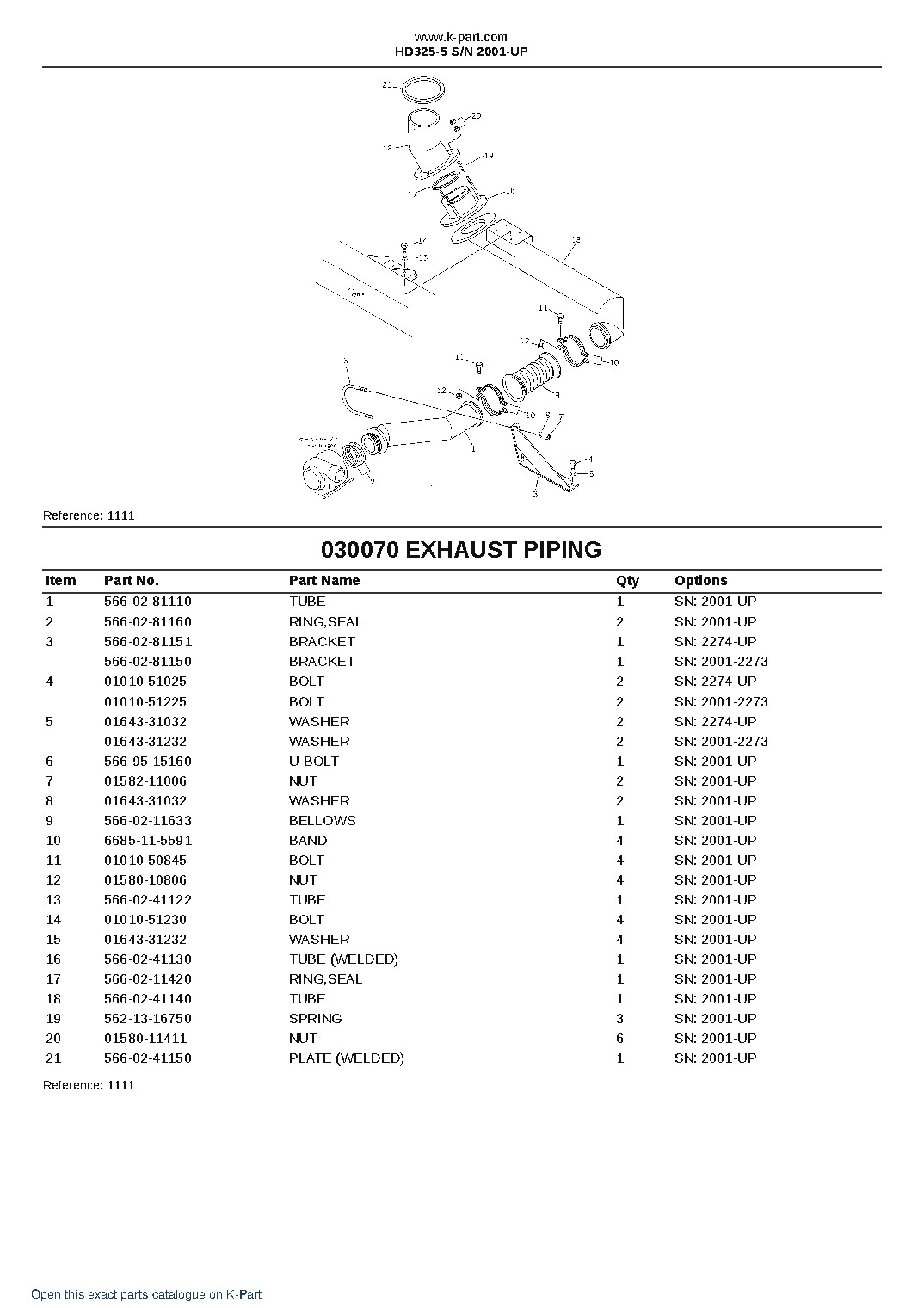 HD325-5 S/N 2001-UP – sample page 8