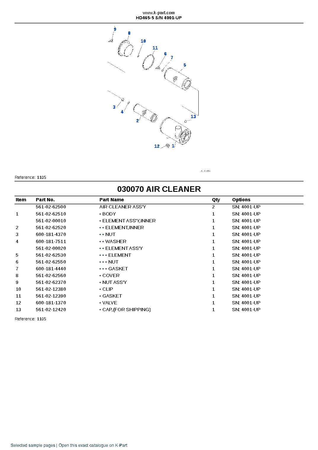 HD465-5 S/N 4001-UP – sample page 6