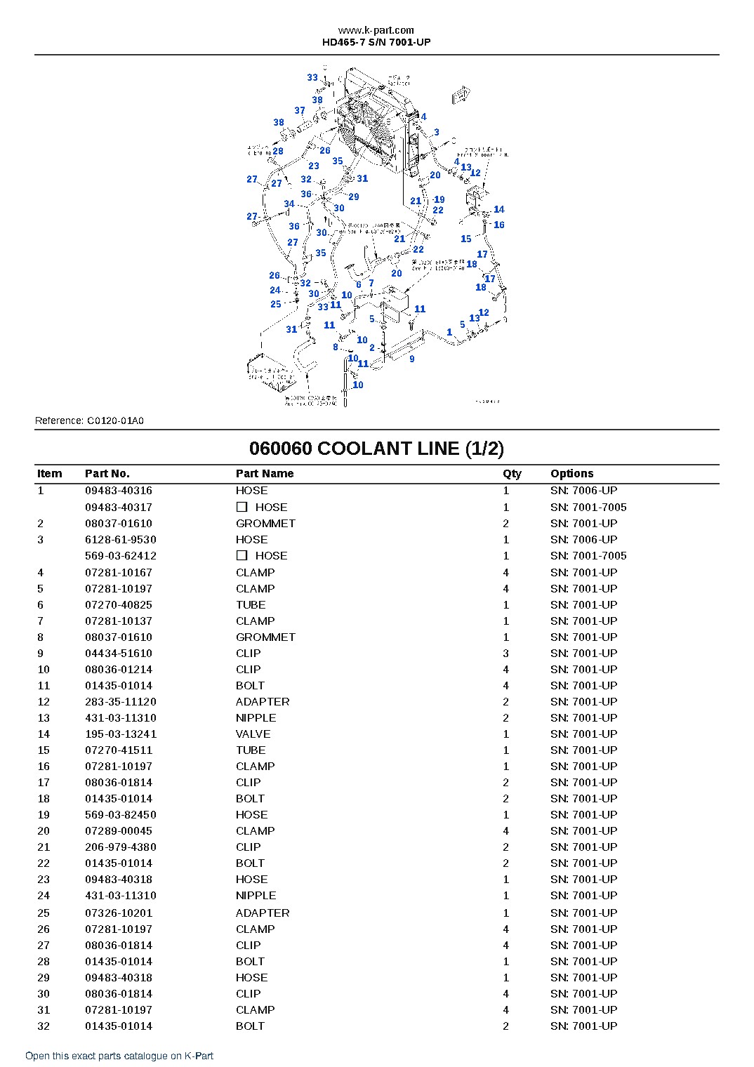 HD465-7 S/N 7001-UP – sample page 8