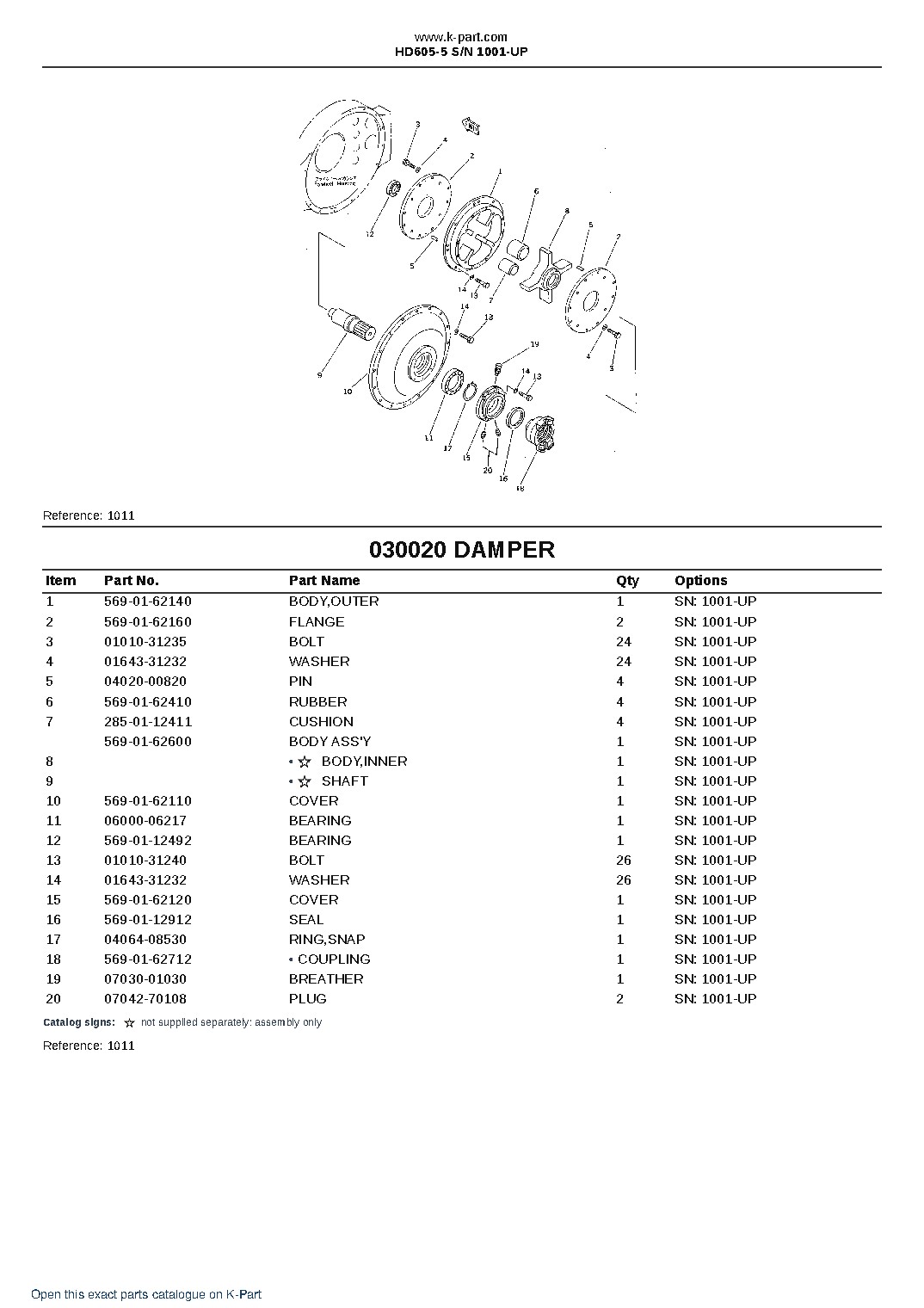 HD605-5 S/N 1001-UP – sample page 2 HD605-5 S/N 1001-UP – sample page 2