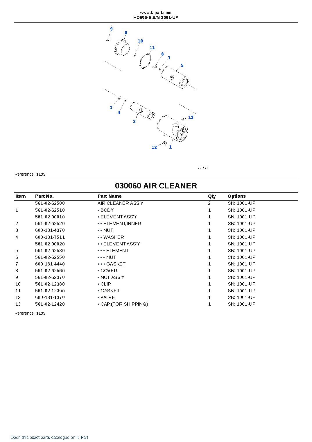 HD605-5 S/N 1001-UP – sample page 6 HD605-5 S/N 1001-UP – sample page 6