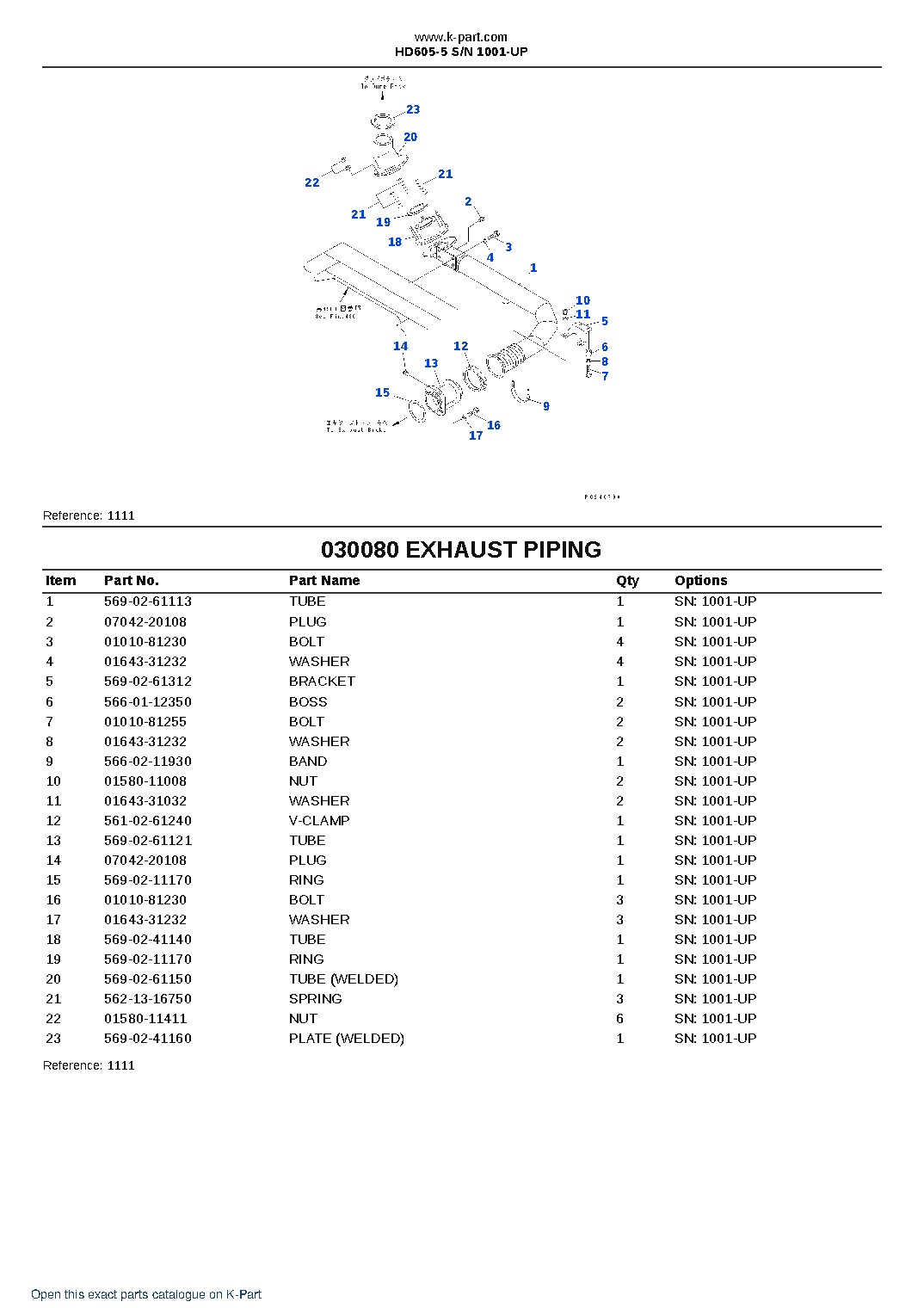 HD605-5 S/N 1001-UP – sample page 8 HD605-5 S/N 1001-UP – sample page 8