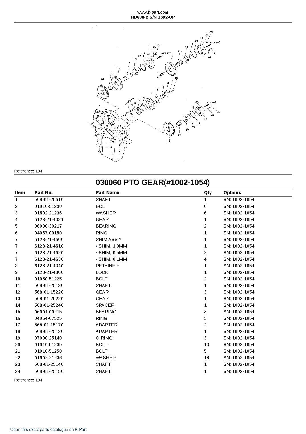 HD680-2 S/N 1002-UP – sample page 9