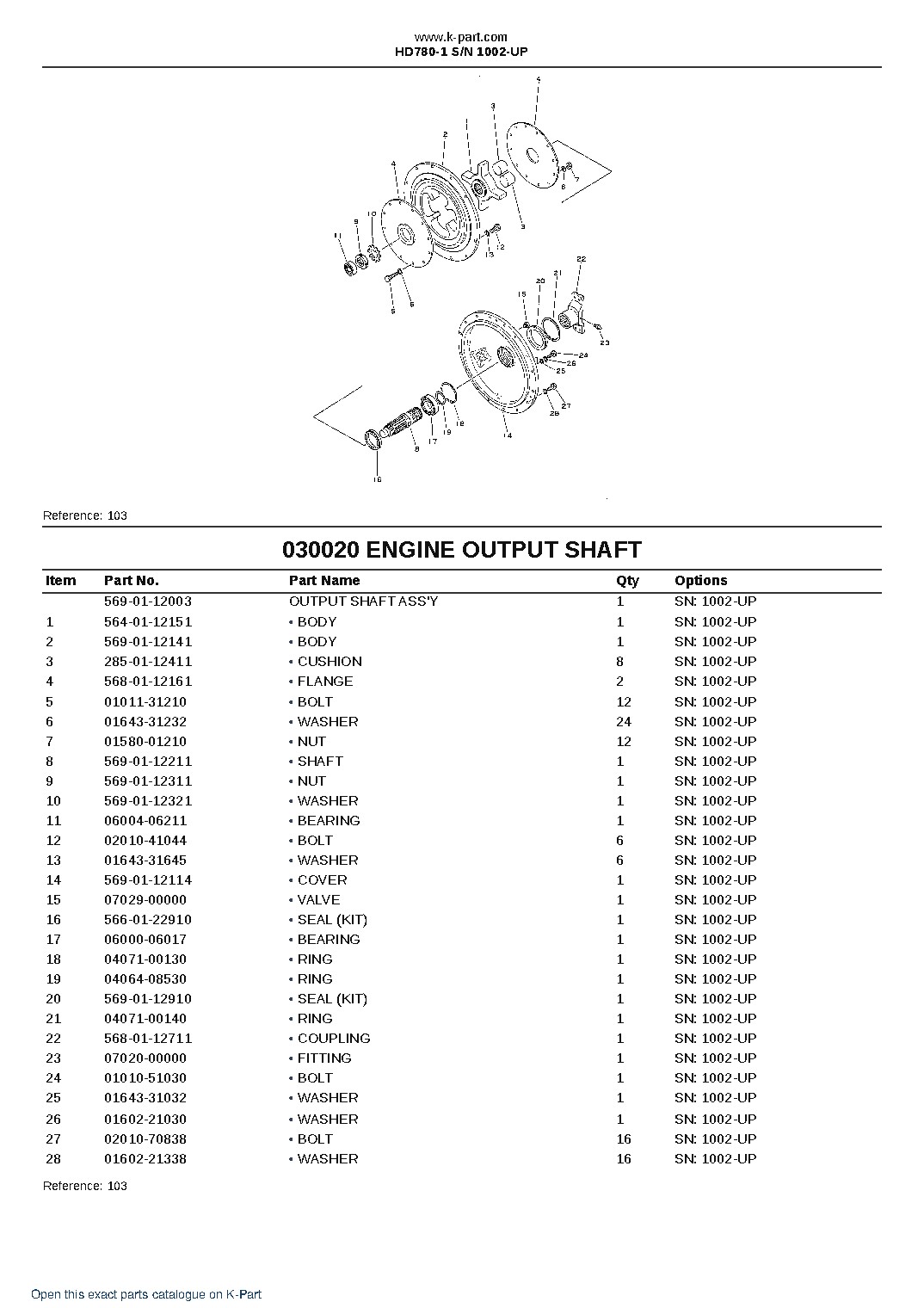 HD780-1 S/N 1002-UP – sample page 2