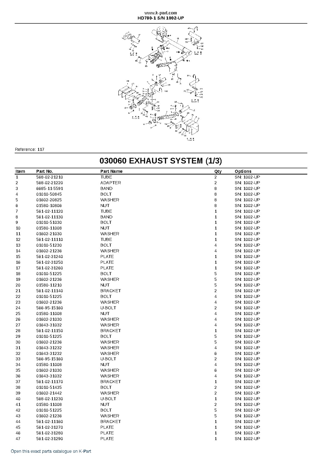 HD780-1 S/N 1002-UP – sample page 7