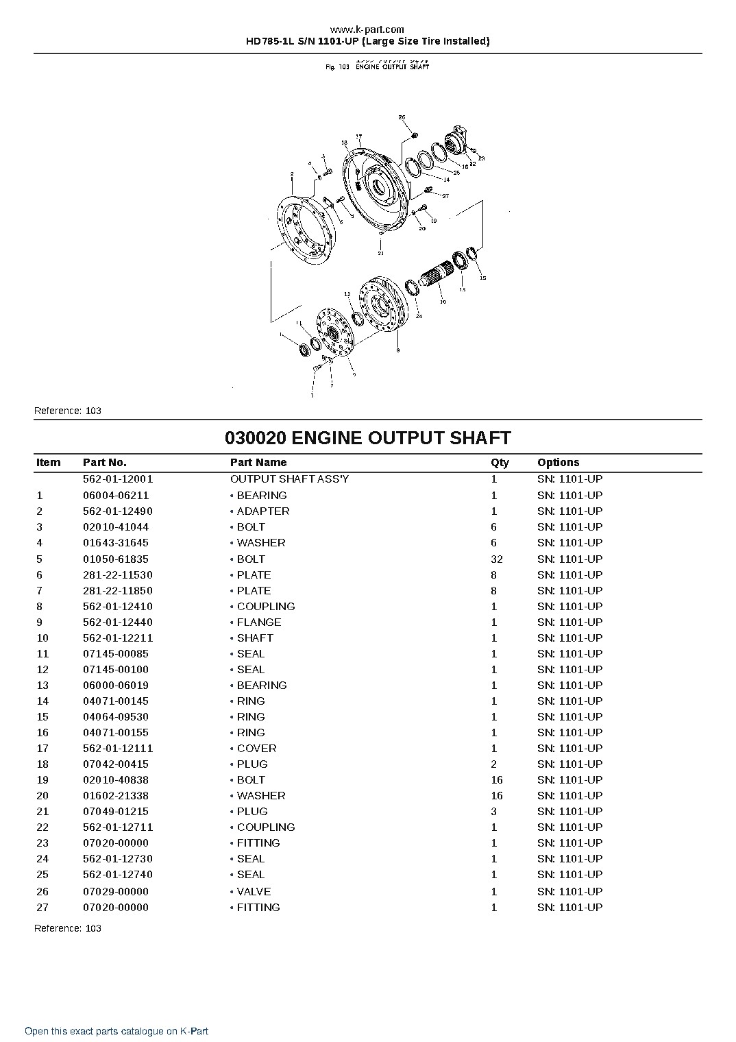 HD785-1L S/N 1101-UP (Large Size Tire Installed) – sample page 2