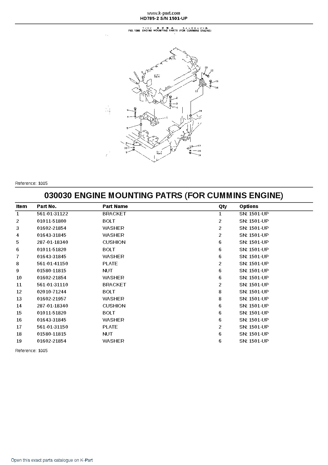 HD785-2 S/N 1501-UP – sample page 3 HD785-2 S/N 1501-UP – sample page 3