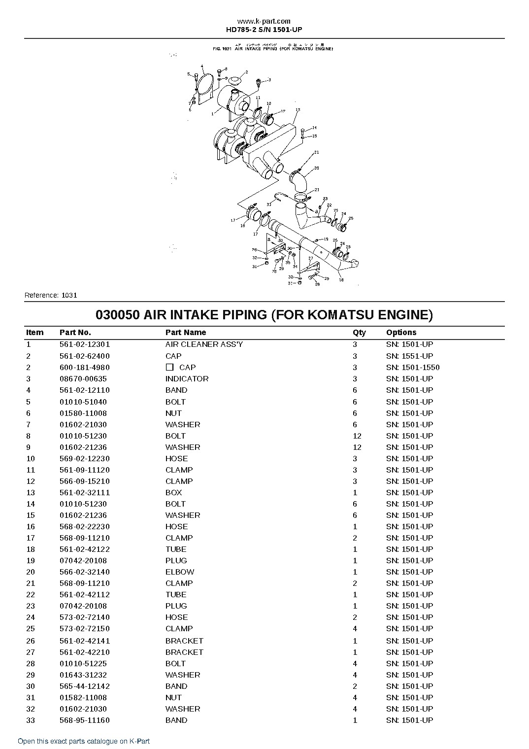 HD785-2 S/N 1501-UP – sample page 5 HD785-2 S/N 1501-UP – sample page 5