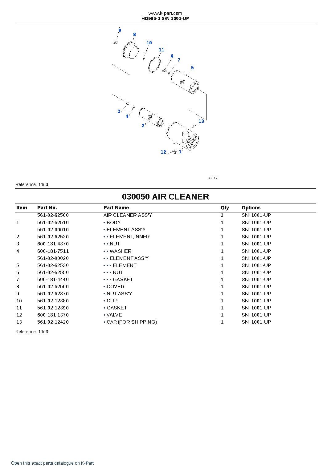 HD985-3 S/N 1001-UP – sample page 7 HD985-3 S/N 1001-UP – sample page 7