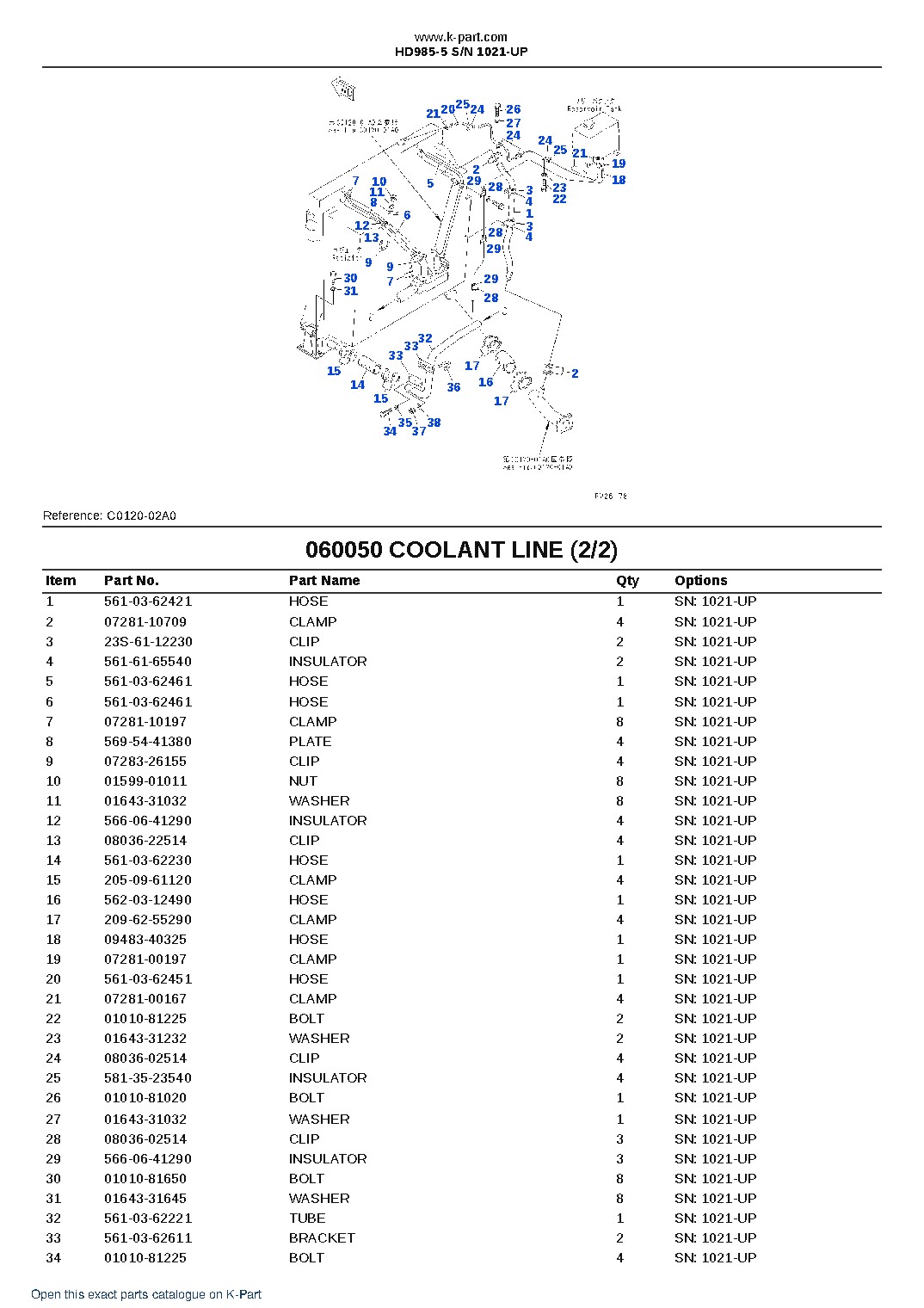 HD985-5 S/N 1021-UP – sample page 10