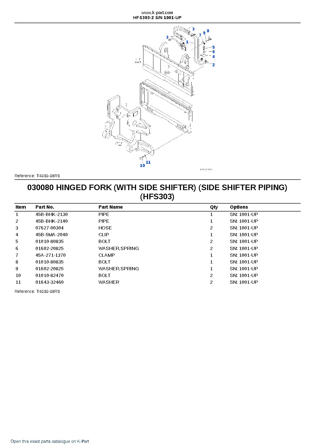 HFS303-2 S/N 1001-UP – sample page 8 HFS303-2 S/N 1001-UP – sample page 8