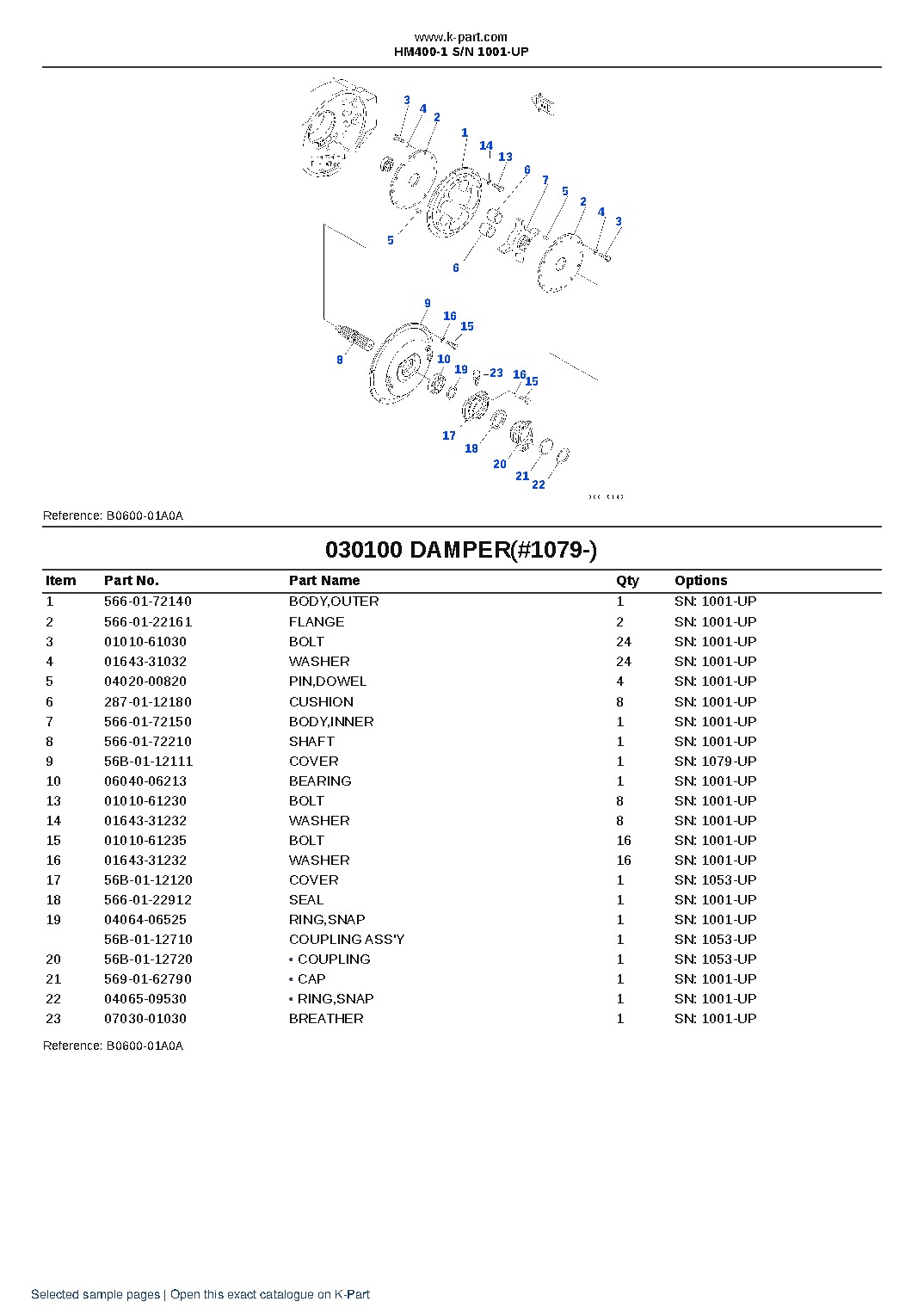 HM400-1 S/N 1001-UP – sample page 10