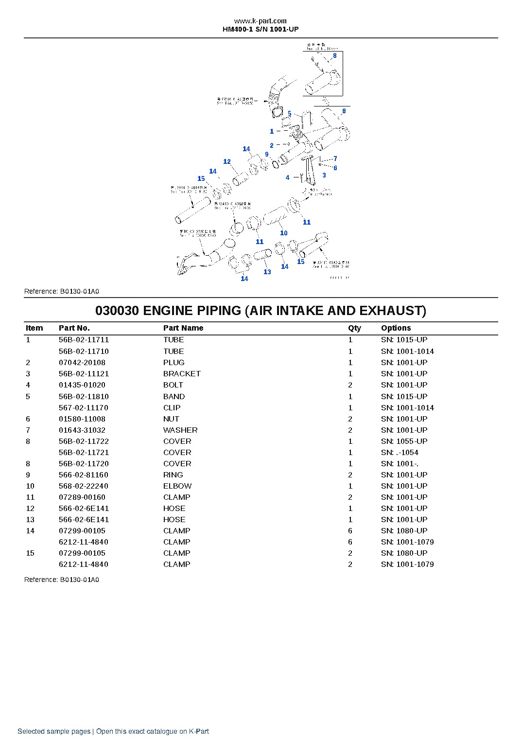 HM400-1 S/N 1001-UP – sample page 3
