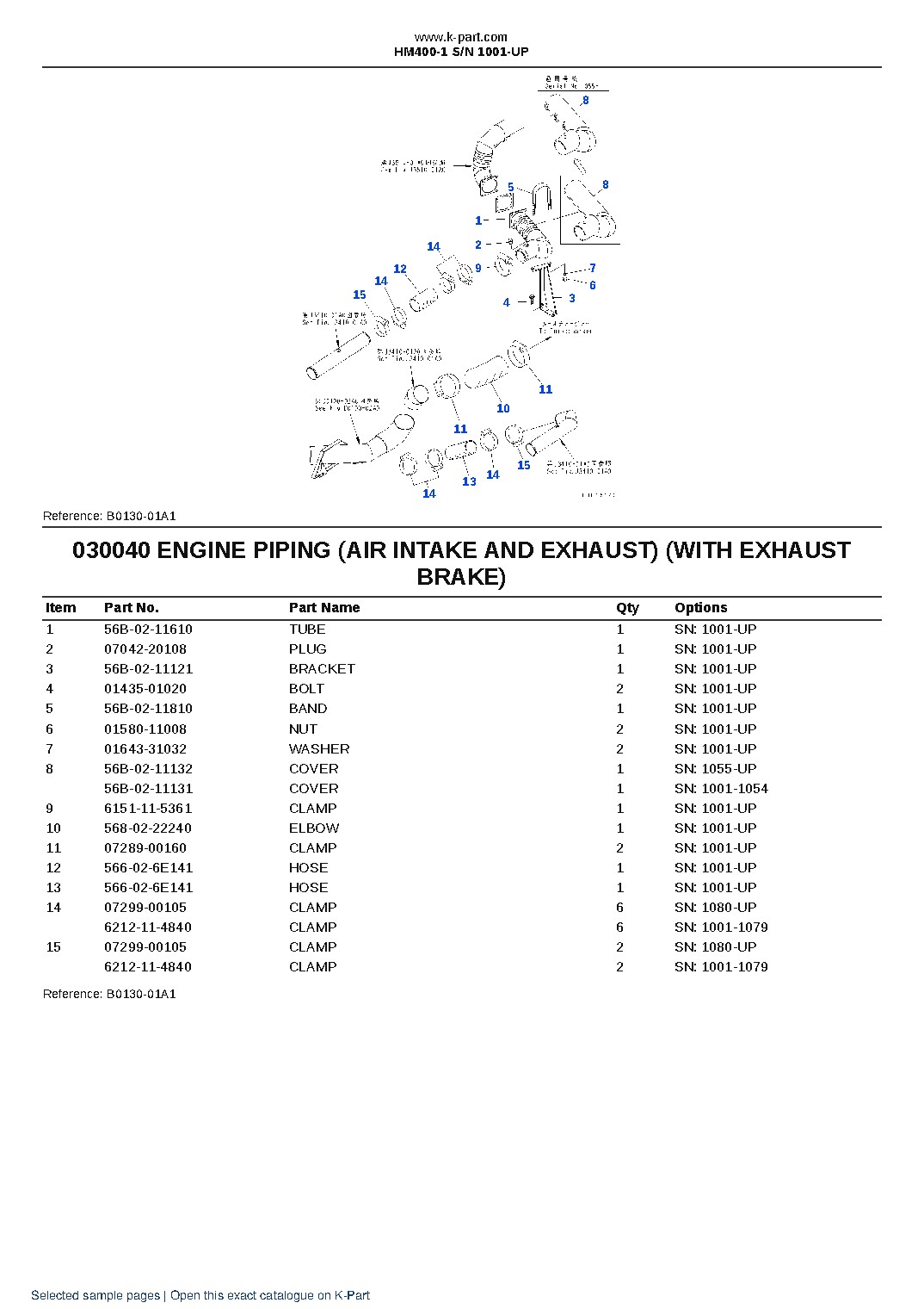HM400-1 S/N 1001-UP – sample page 4