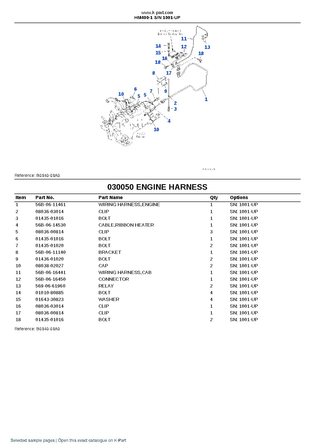 HM400-1 S/N 1001-UP – sample page 5