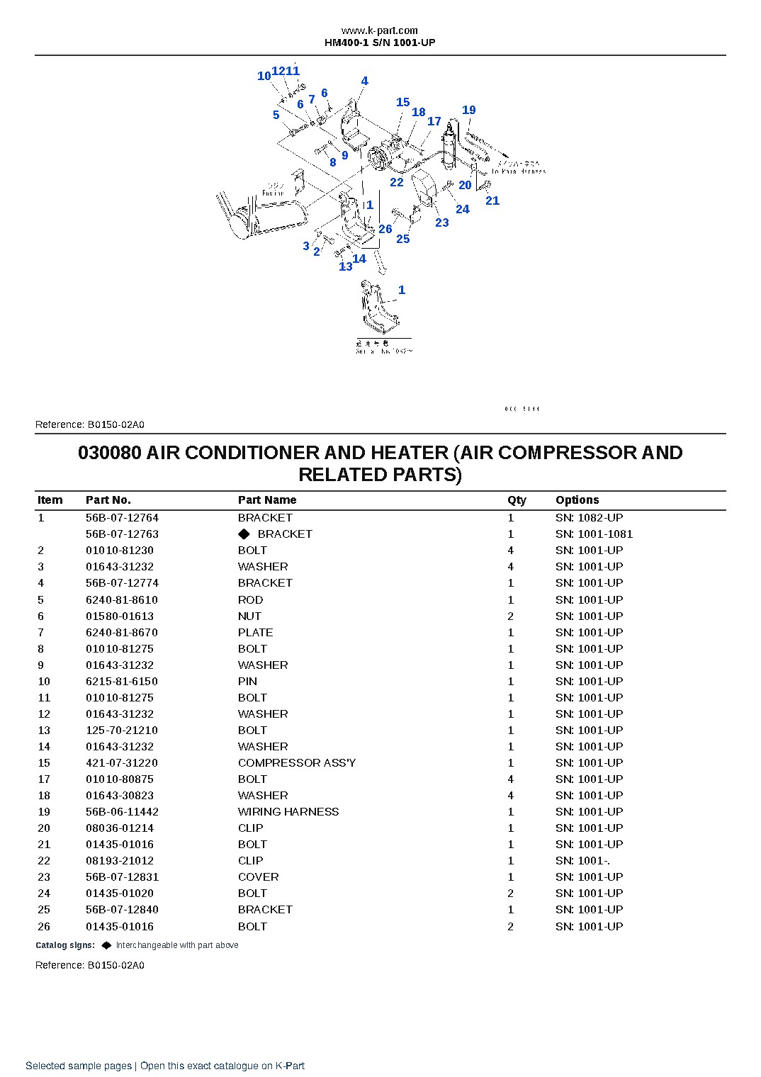 HM400-1 S/N 1001-UP – sample page 7