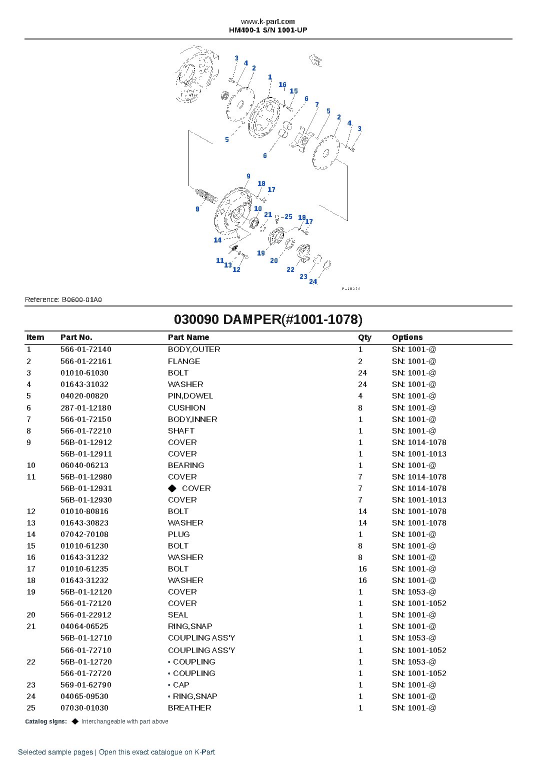 HM400-1 S/N 1001-UP – sample page 8