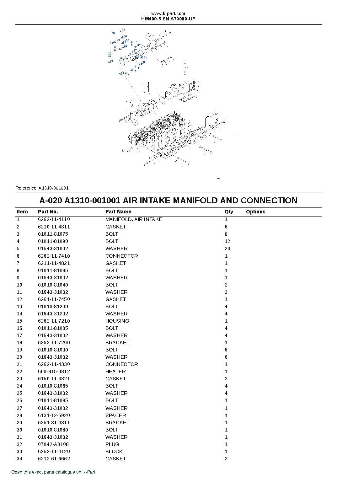 HM400-5 SN  A70000-UP – sample page 10