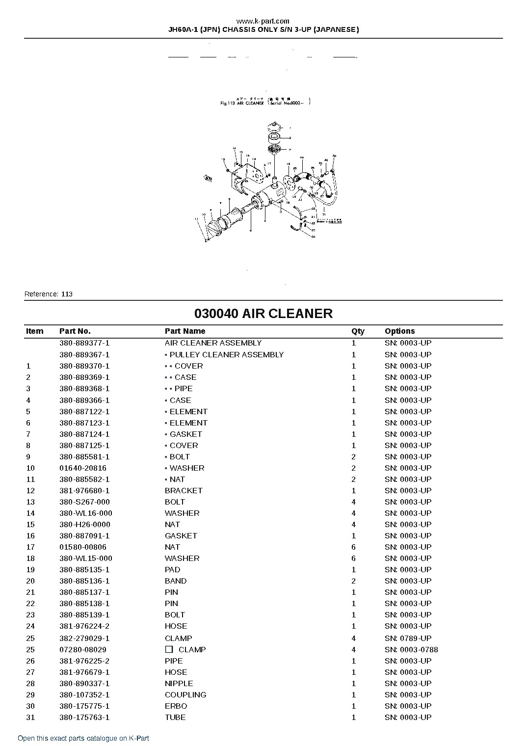 JH60A-1 (JPN) CHASSIS ONLY S/N 3-UP (JAPANESE) – sample page 5 JH60A-1 (JPN) CHASSIS ONLY S/N 3-UP (JAPANESE) – sample page 5