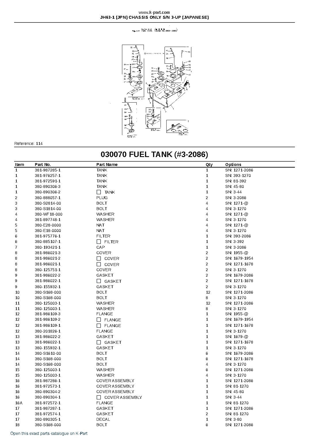 JH63-1 (JPN) CHASSIS ONLY S/N 3-UP (JAPANESE) – sample page 10 JH63-1 (JPN) CHASSIS ONLY S/N 3-UP (JAPANESE) – sample page 10
