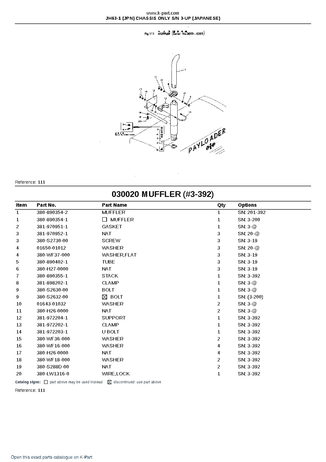 JH63-1 (JPN) CHASSIS ONLY S/N 3-UP (JAPANESE) – sample page 3 JH63-1 (JPN) CHASSIS ONLY S/N 3-UP (JAPANESE) – sample page 3