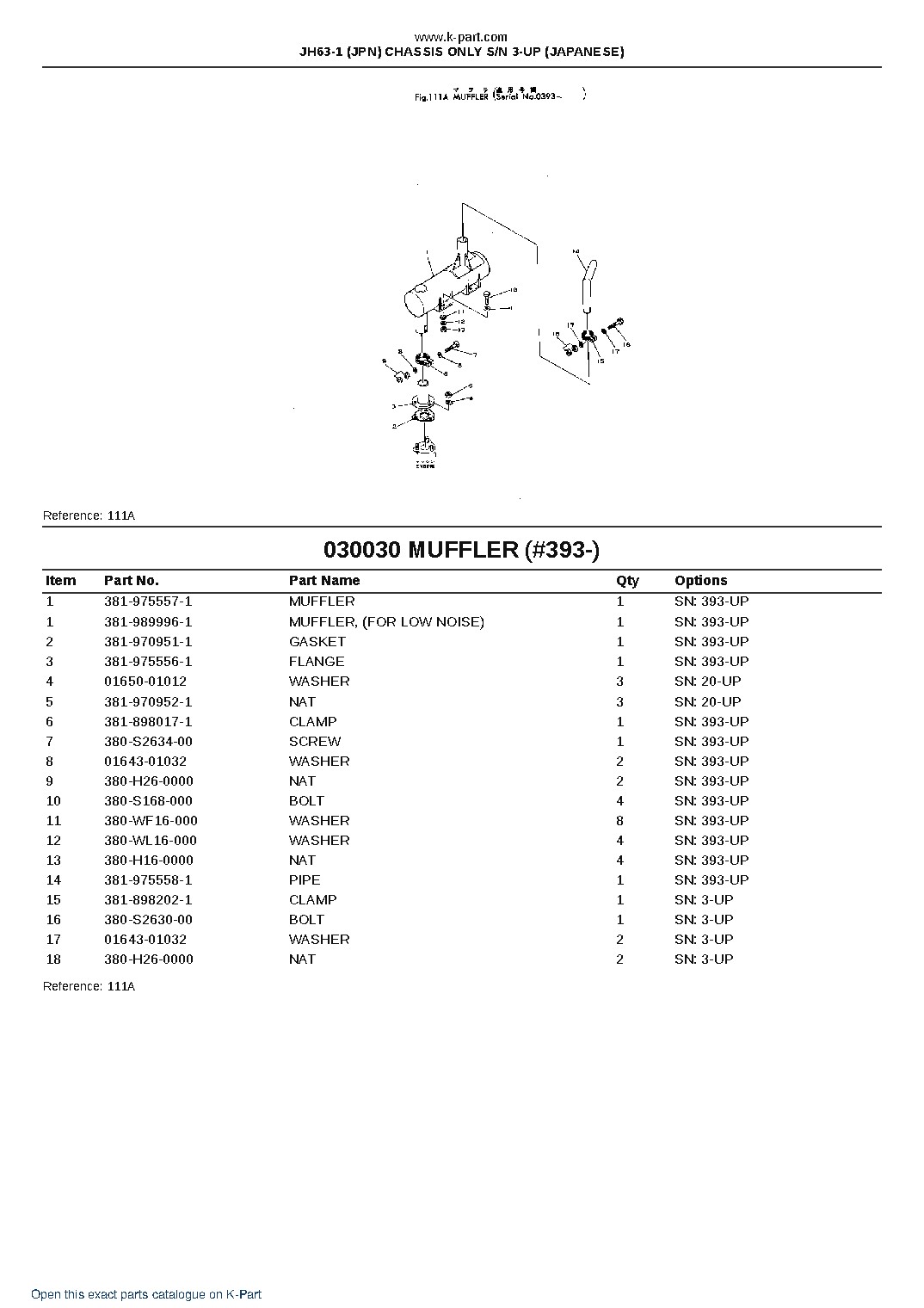 JH63-1 (JPN) CHASSIS ONLY S/N 3-UP (JAPANESE) – sample page 4 JH63-1 (JPN) CHASSIS ONLY S/N 3-UP (JAPANESE) – sample page 4